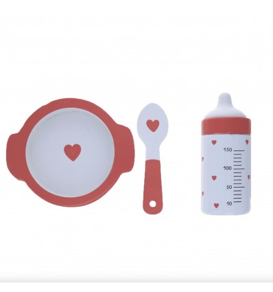 Dinette poupée en bois