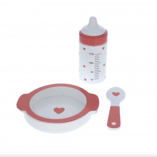 Dinette poupée en bois