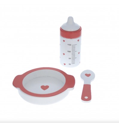 Dinette poupée en bois