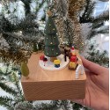 Boite à musique en bois Noël - Protocol