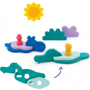 Puzzle de bain Dans la jungle - Quutopia