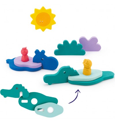 Puzzle de bain Dans la jungle - Quutopia