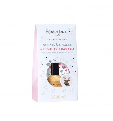 Vernis à ongles Chéri pelliculable avec étui - Rosajou