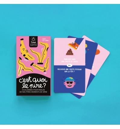 Jeu C'est quoi le pire ? - Minus Editions