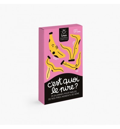 Jeu C'est quoi le pire ? - Minus Editions