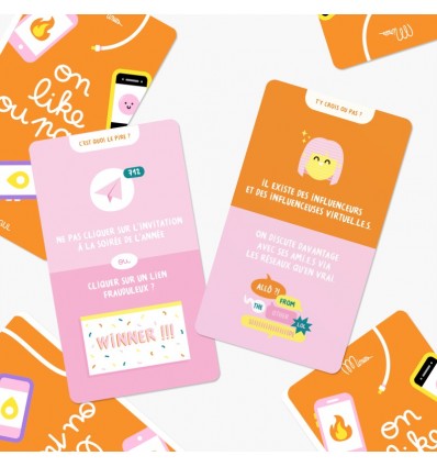 Jeu On like ou pas? - Minus Editions