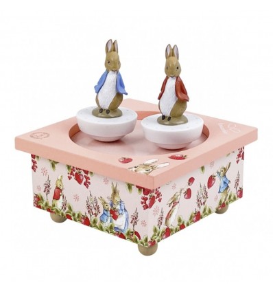 Boîte à musique Pierre Lapin Fraises - Trousselier