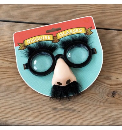 Lunettes avedc moustache - Rex