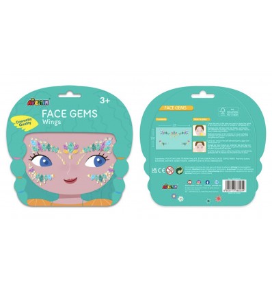 Diamants autocollants pour le visage - DAM