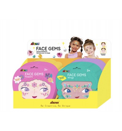 Diamants autocollants pour le visage - DAM