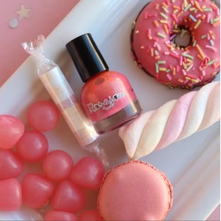 Vernis à ongles Corail pelliculable avec étui - Rosajou