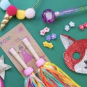 Pompom rubans multicolores