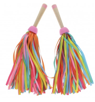 Pompom rubans multicolores