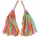 Pompom rubans multicolores