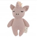 Hochet Licorne rose - Konges Slojd