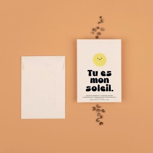 Graines à planter "Tu es mon soleil" - La Fabrique à Sachets