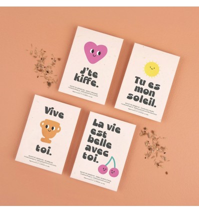 Graines à planter "Tu es mon soleil" - La Fabrique à Sachets