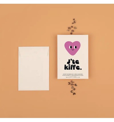 Graines à planter "J'te kiffe" - La Fabrique à Sachets