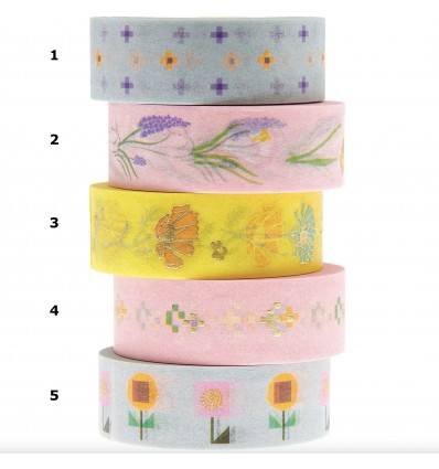 Masking tape floral Futschikato - Rico Design