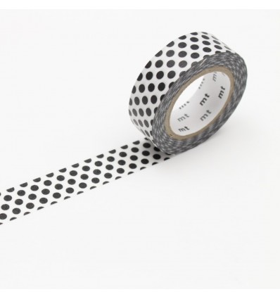 Masking Tape Pois noir
