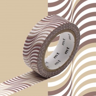 Masking tape Wave stripe