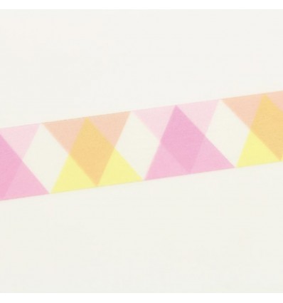 Masking tape arlequin rose