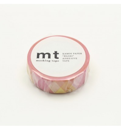 Masking tape arlequin rose