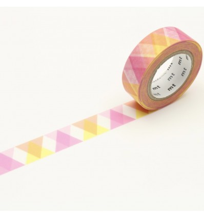Masking tape arlequin rose