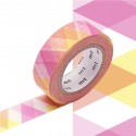 Masking tape arlequin rose