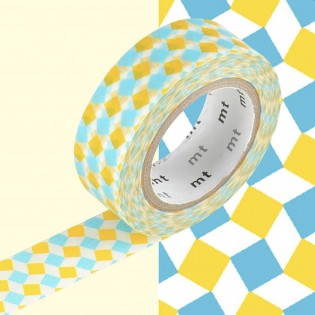 Masking tape square yellow
