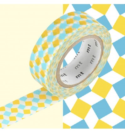 Masking tape square yellow