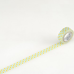 Masking tape square yellow 2