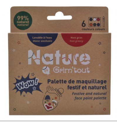 Palette de maquillage nature Wow - Grim'tout