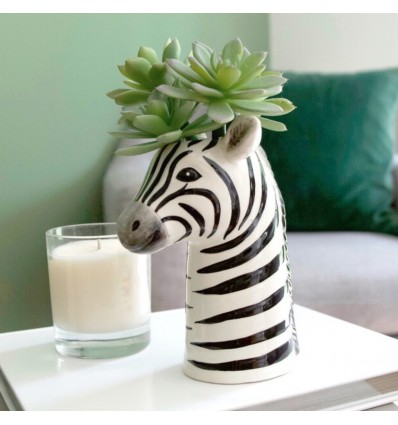 Vase céramique Zèbre - Lisa Angel