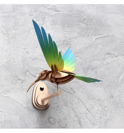 Présentoir mural en bois bird perch - Assembli