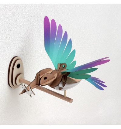 Présentoir mural en bois bird perch - Assembli