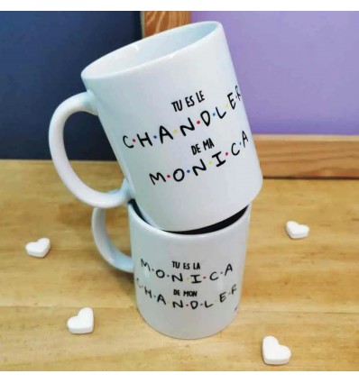 Mug "Tu es le Chandler de ma Monica"