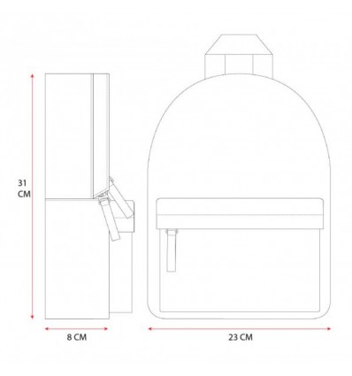 Sac à dos Coeurs - Kidzroom