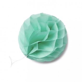 8 petites boules alvéolées Menthe - Artyfêtes