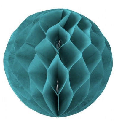 8 petites boules alvéolées Emeraude - Artyfêtes