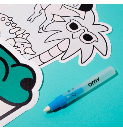 2 sets de table magiques Dinos - OMY