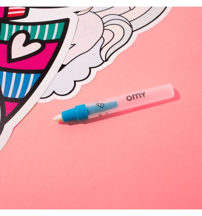 2 sets de table magiques Licornes - OMY