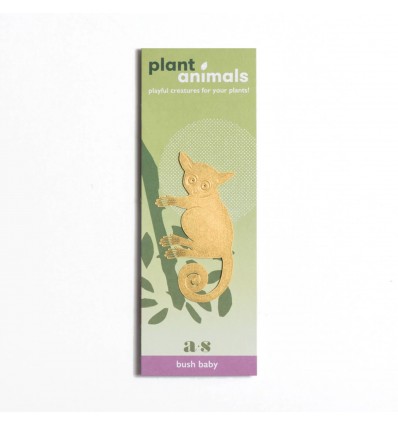 Déco de plante Bushbaby laiton