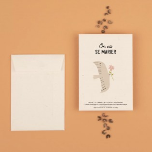 Graines à planter "On va se marier" - La Fabrique à Sachets 2