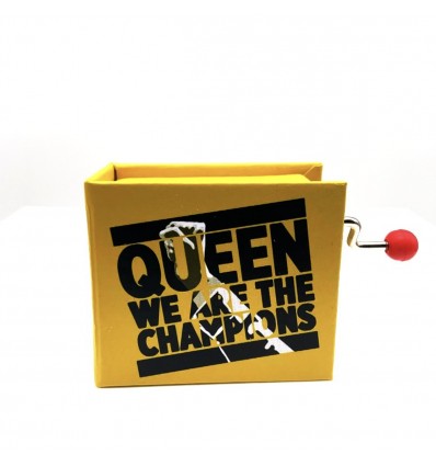 Manivelle musicale "We are the champions" - Protocol