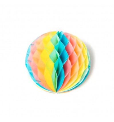 5 boules alvéolées Berlingot 10 cm - Artyfêtes