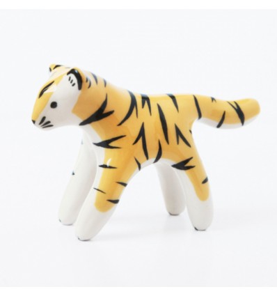 Grand tigre jaune en céramique - Dodo Toucan