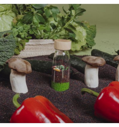 Bouteille sensorielle sonore Légumes - Petit Boum
