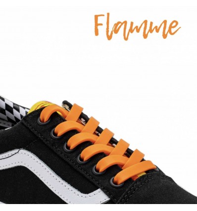 Lacets Silicone Larges Flamme - Gorilla