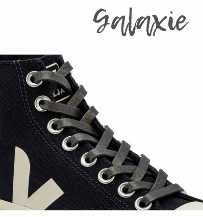 Lacets Silicone Larges à paillettes Galaxie - Gorilla